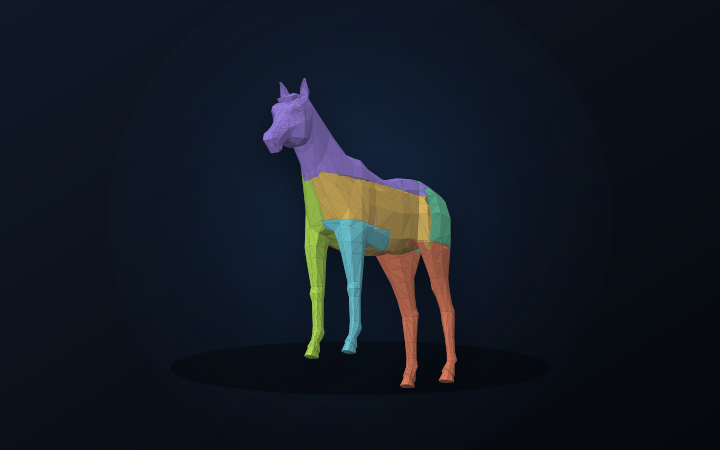 Running Horse as a finished puzzle